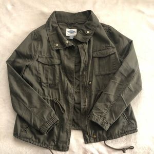 Old navy women’s army green jacket